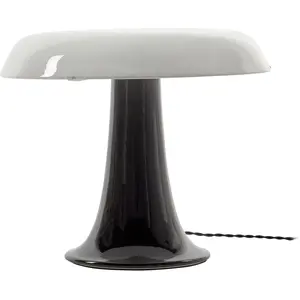 Comparateur de prix : Lampe de table en grès vitré blanc et noir 27x35cm Celine N°3 - Serax