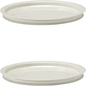 Serax - Assiettes Dune, Kelly Wresler - Set de 2 Crème SVendu parmade-in-design
