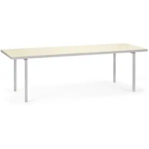 valerie objects - Table rectangulaire Alu - Beige - Aluminium - Design...Vendu parmade-in-design