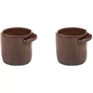 Serax - Tasse à espresso Out of line - Marron - Grès émaillé - Designe...Vendu parmade-in-design