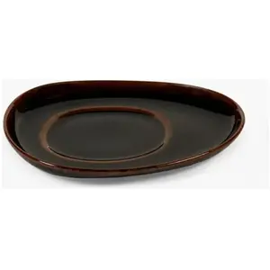 Serax - Sous-tasses Out of lines, Uncharted - Set de 2 Marron taille u... pas cher
