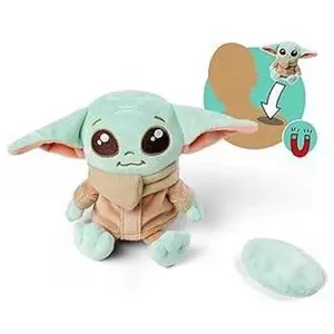 Comparateur de prix : Simba Star Wars The Mandalorian - Peluche Grogu Shoulder Rider 12 Cm