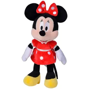 Simba Toys Personnage en peluche Nicotoy Minnie Robe Rouge 35 cm pas cher