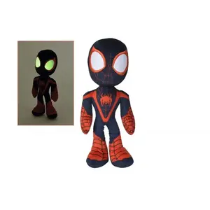 Comparateur de prix : Peluche Marvel - Simba - Glow In The Dark Eyes - Miles Morales - 25 cm