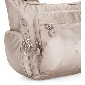 Comparateur de prix : Kipling GABBIE S Petit sac à bandoulière, Metallic Glow (Argent)