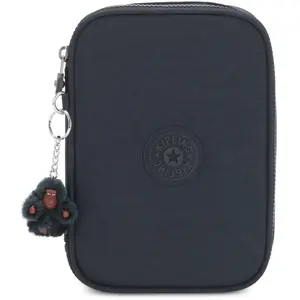 Comparateur de prix : Kipling Pochette 100 Pens True Blue Tonal Bleu Grand Femme 100% Polyamide