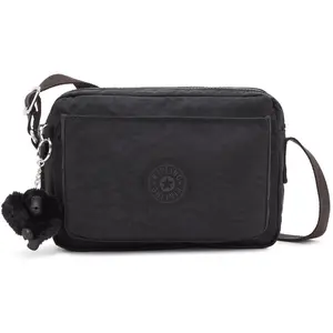 Comparateur de prix : Kipling ABANU M Sac à bandoulière de taille moyenne, Black Noir (Noir)