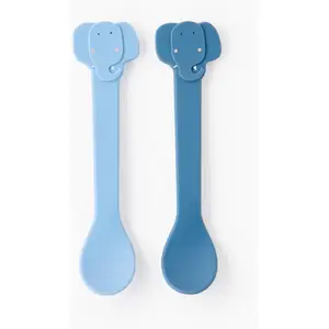 Lot de 2 cuillères en silicone Mrs. Elephant - Trixie pas cher