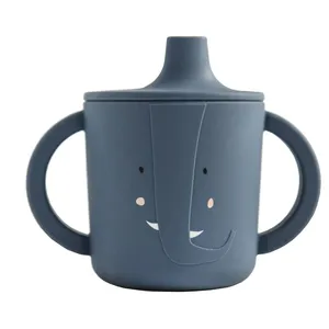 Tasse d'apprentissage en silicone Mrs. Elephant - Trixie pas cher