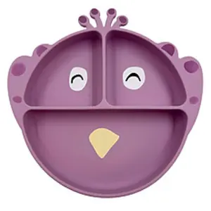 Trixie Assiette À Compartiments En Silicone Mrs Peacock