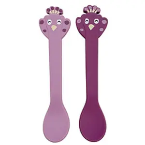 Trixie Lot de 2 cuillères en silicone Mrs. Peacock pas cher