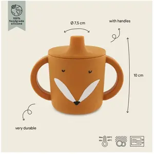 Comparateur de prix : Trixie Tasse d'apprentissage en silicone Mr. Fox