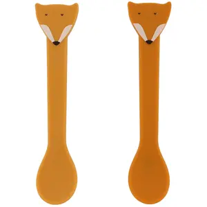 Trixie Lot de 2 cuillères en silicone Mr. Fox pas cher