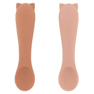 Lot de 2 cuillères pour bébé Mrs. Cat