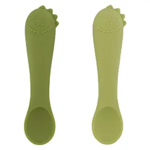Lot de 2 cuillères pour bébé Mr. Dino