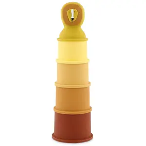 Trixie Jouets de bain gobelets empilables Mrs. Lion (5 pièces) pas cher
