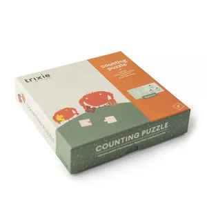 Trixie Lot de 10 petits puzzles pour apprendre à compter (2 pièces) pas cher