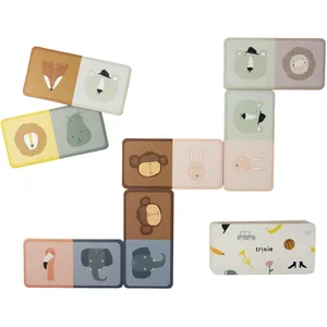 Jeu de société - Trixie - Domino junior - 24 pièces - Éducatif - Mixte - Intérieur pas cher