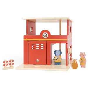 Trixie Caserne de pompiers en bois All animals pas cher