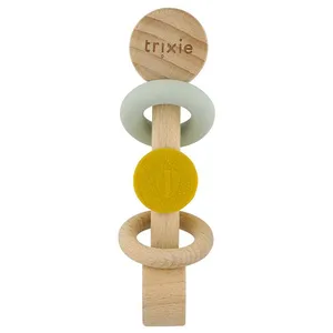 Trixie Hochet en bois et silicone - Mr. Lion pas cher