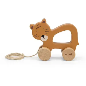 Trixie Jouet à tirer en bois M. Tiger pas cher