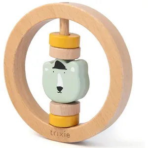 Trixie Hochet rond en bois ours Mr. Polar Bear
