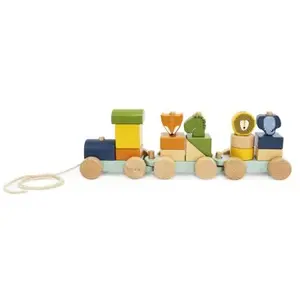 Trixie Train animaux en bois pas cher