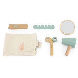 Trixie Ensemble de coiffeur en bois All animals pas cher