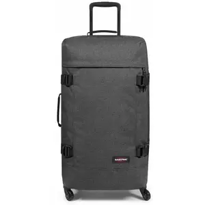 Comparateur de prix : EASTPAK TRANS4 L Valise, 75 x 41 x 28 cm, 80 L - Black Denim (Gris)