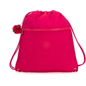Comparateur de prix : Kipling Sac À Dos Supertaboo True Pink Rose Standard Femme 100% Polyamide