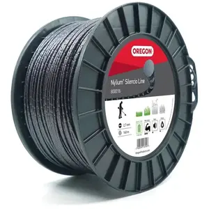 Comparateur de prix : Oregon - Fil débroussailleuse Rond Torsade Nylium Silencio Noir ø2.7mm...