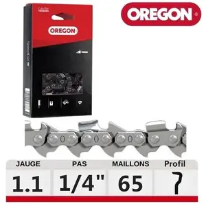 Comparateur de prix : Chaine Oregon tronçonneuse Stihl 1/4 1.1 mm 65 dents