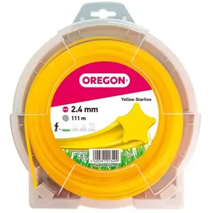 Comparateur de prix : Oregon Fil étoile à bords tranchant Oregon - Longueur 111 m - Diamètre 2,4 mm
