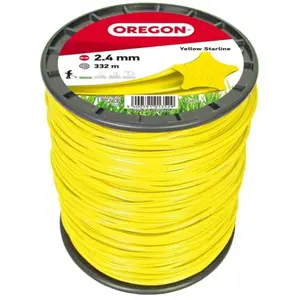 Comparateur de prix : Fil débroussailleuse Etoile Nylon Jaune ø2.4mm/332m Oregon 69-455-Y