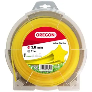 Comparateur de prix : Oregon - Fil débroussailleuse Etoile Nylon Jaune ø3.0mm/71m 69-460-Y
