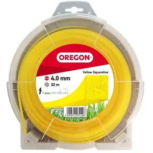 Comparateur de prix : OREGON fil carre jaune 4.0mm 32m