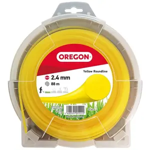 Comparateur de prix : Oregon - Fil débroussailleuse Rond Nylon Jaune ø2.4mm/88m 69-364-Y