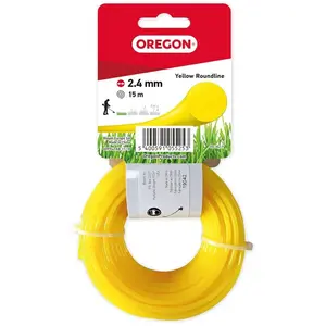Comparateur de prix : Fil débroussailleuse Rond Nylon Jaune ø2.4mm/15m Oregon 69-362-Y