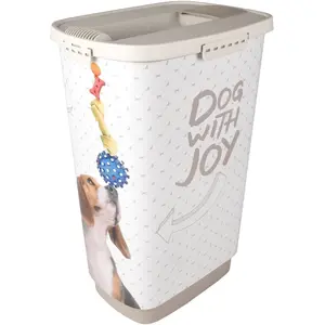 Comparateur de prix : Conteneur alimentaire pour chien rectangle Flamingo June TU