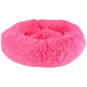Comparateur de prix : Flamingo Coussin pour Chien Krems Donut Rond Rose Fluorescent - diamètre 50cm
