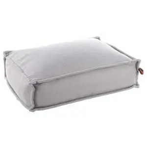 MORIN Coussin Jessy rectangulaire gris pas cher