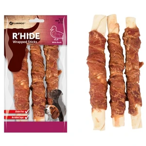 Comparateur de prix : Flamingo R'HIDE BÂTONNET avec Canard 20MM 17CM 3PCS 155G