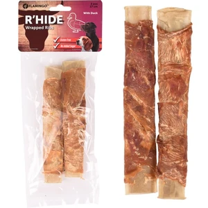 Comparateur de prix : Flamingo R'HIDE Canard Wrapped Ribs 17CM 2PCS 110GR