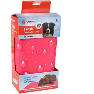 Comparateur de prix : Tapis pour chien rafraîchissant rectangle Flamingo Drop TU