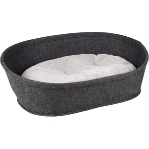 Flamingo Panier Xepp feutre oval gris pas cher
