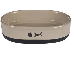 Gamelle en céramique Flamingo Chat Auri pour chat - capacité : 550 mL...Vendu parzooplus