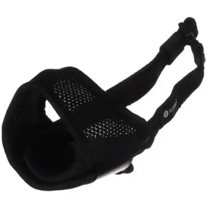 FLAMINGO - Muselière Noir en Nylon Doux Taille M pas cher