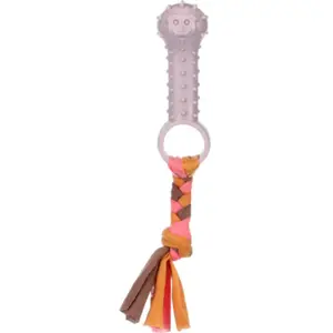 Flamingo Jouet Chiot TPR Bunty OS Taupe 20x3,2x3,2CM pas cher