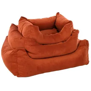 Comparateur de prix : Panier pour chien rectangle Flamingo Celeste Marron 80x67x22 cm 522131