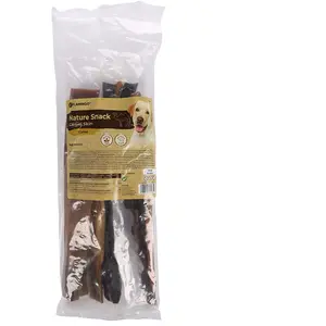 Comparateur de prix : Flamingo Nature Snack Peau de chameau 40 cm pour chien - 4 friandises